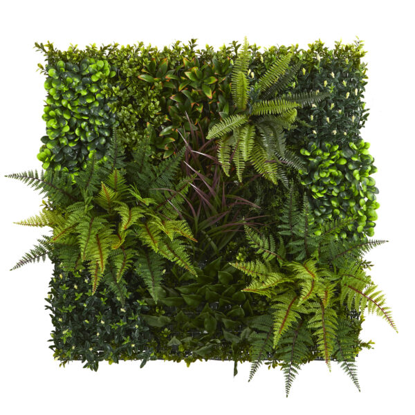 29 Inch Artificial Living Wall Panel UV Resistant Indoor Outdoor Decor