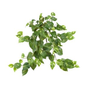 30 Inch Pothos Hanging Bush Set of 3 Artificial Green Foliage Decor