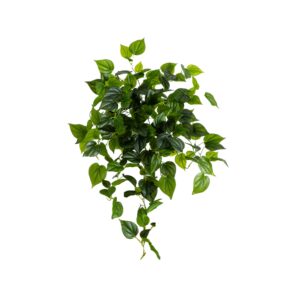 32 Inch Philo Hanging Bush Plant Set of 2 UV Coated Indoor Outdoor Decor