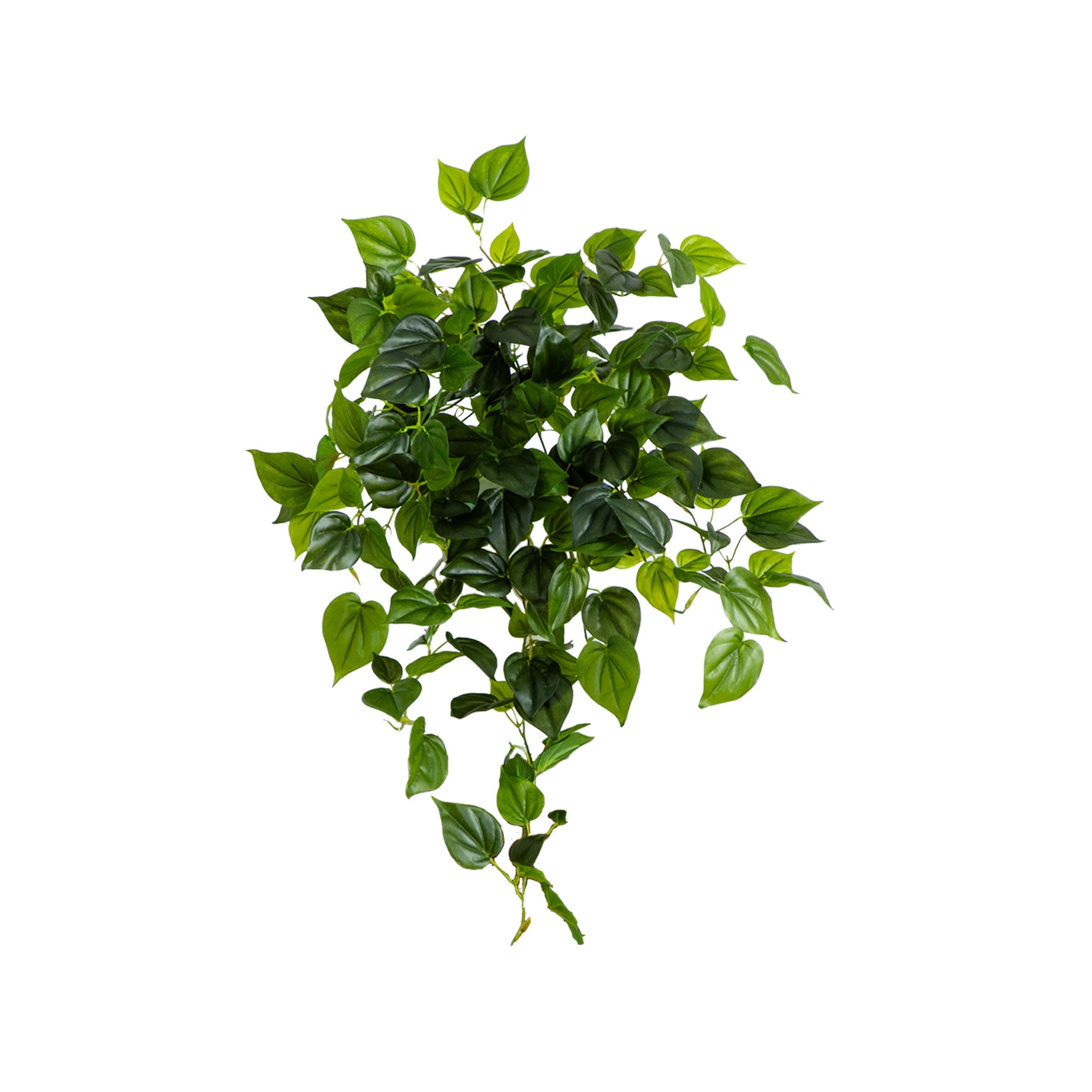 32 Inch Philo Hanging Bush Plant Set of 2 UV Coated Indoor Outdoor Decor