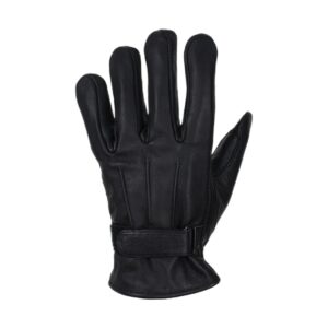 Ladies' Black Naked Leather Gloves