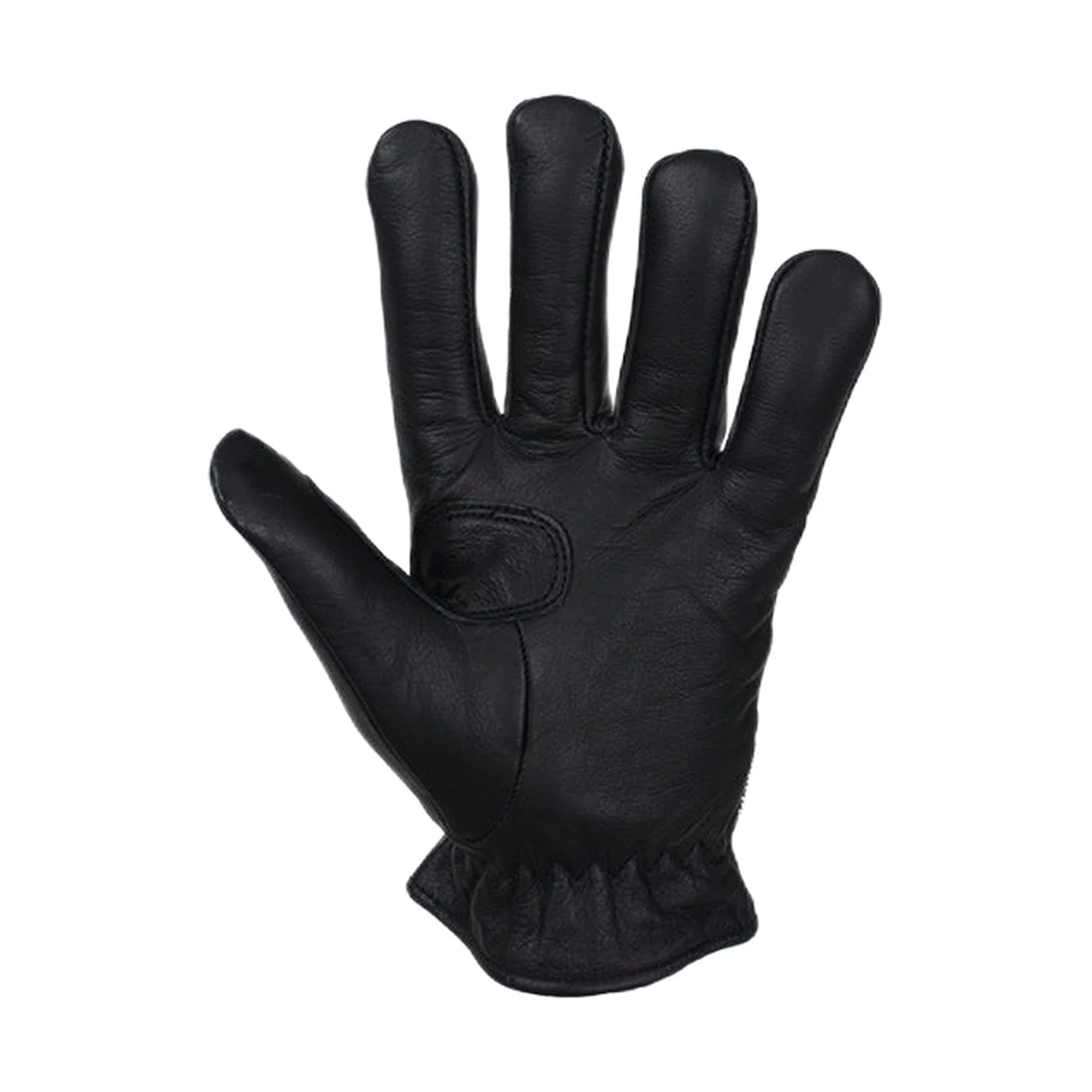 Ladies' Black Naked Leather Gloves - Image 2