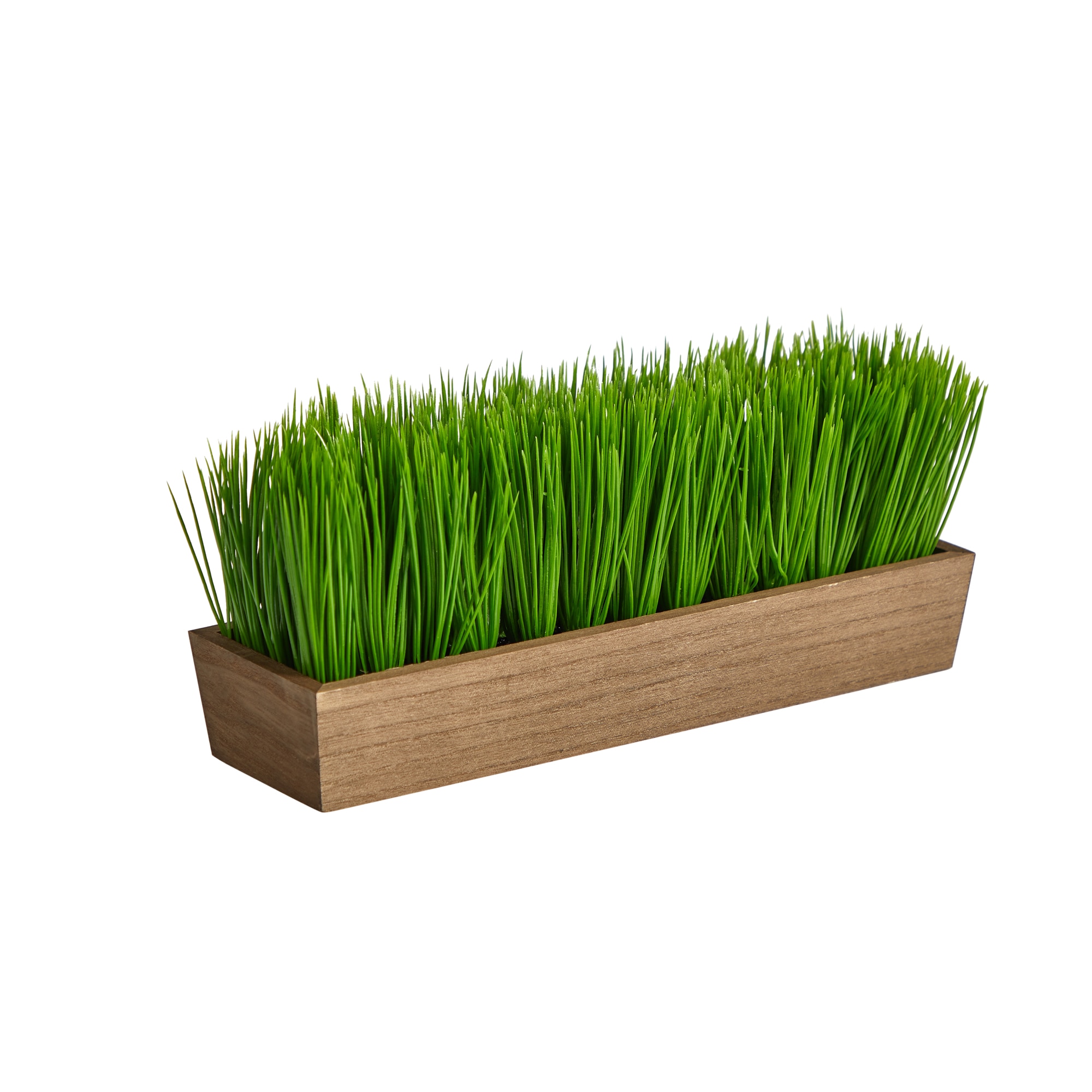 12 Inch Artificial Grass Plant Decorative Planter Faux Greenery Office Decor - Image 3