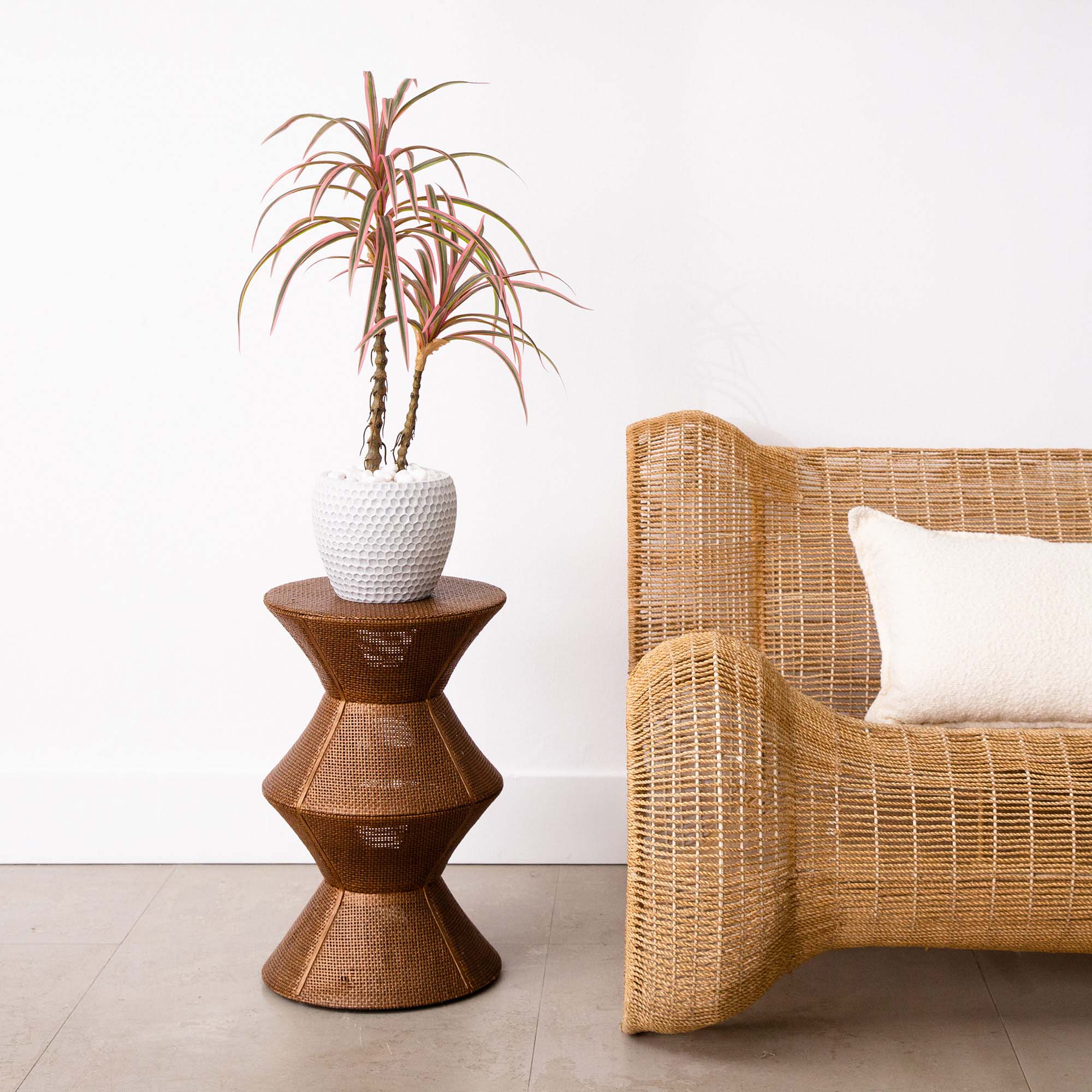 2 Foot Artificial Dracaena Marginata Plant Lifelike Indoor Desktop Decor - Image 5