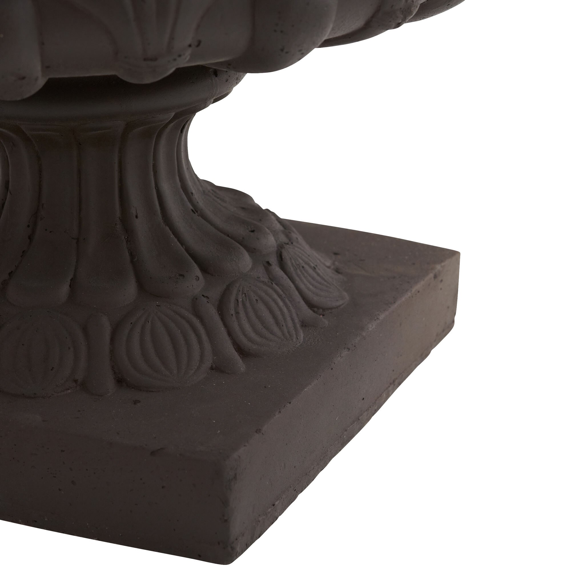 12.5 Inch Iron Finished Decorative Urn Indoor Outdoor Planter Tall Stylish - Image 6