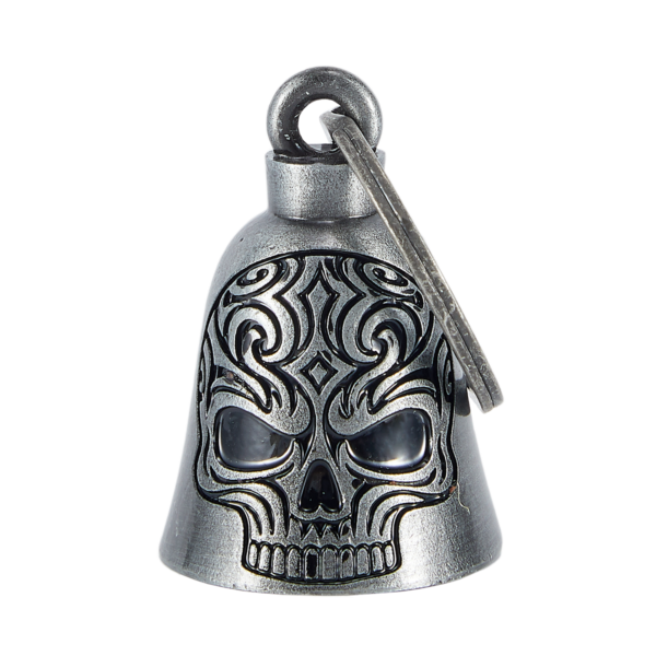 Motorcycle Bell Dream Apparel Born To Ride Skull Zinc Alloy Good Luck Charm