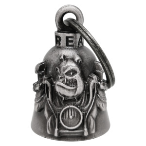 Motorcycle Bell Dream Apparel Bull Dog Bully Design Chrome Steel