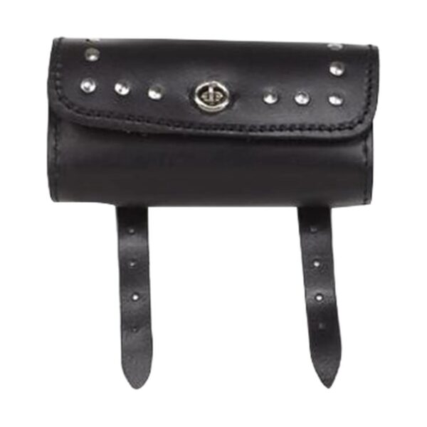 Heavy Duty Motorcycle Windshield Bag With Studs