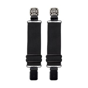 Iron Cross Alligator Boot Clips