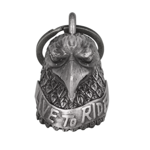 Motorcycle Bell Dream Apparel Eagle Head Live To Ride Metal Bike Accessory