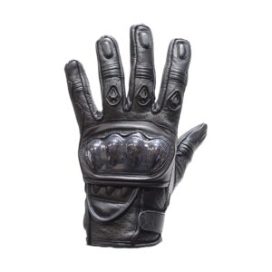 Men's Padded Black Racing Gloves