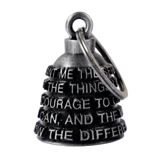 Motorcycle Serenity Prayer Bell Dream Apparel Lightweight Magnesium Alloy