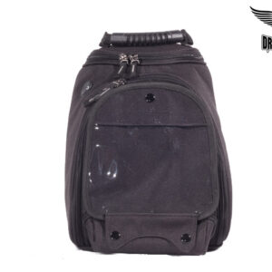 Motorcycle Magnetic Tank Bag Scratch Resistant with Clear GPS Window 13x9.5x5