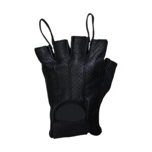 Nappa Leather Fingerless Riding Gloves