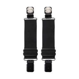 Nickled Buffalo Head Alligator Boot Clips