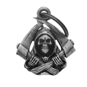 Grim Reaper Motorcycle Bell Dream Apparel 3D Magnesium Alloy Good Luck Charm
