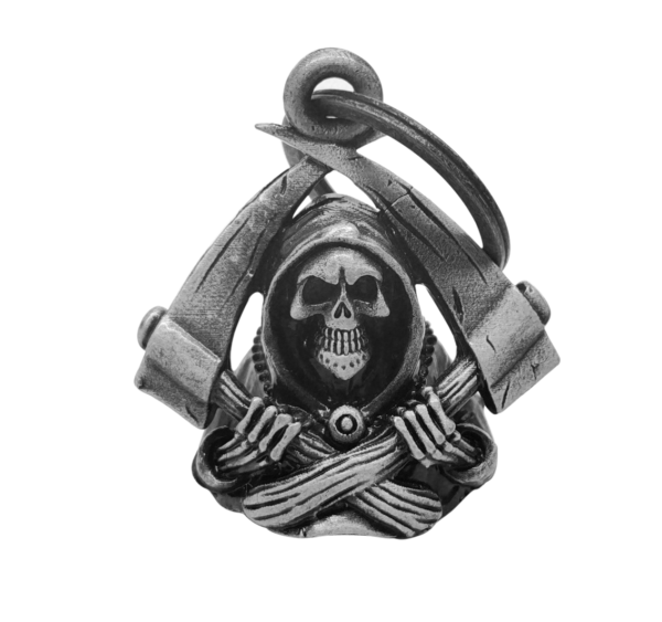 Grim Reaper Motorcycle Bell Dream Apparel 3D Magnesium Alloy Good Luck Charm