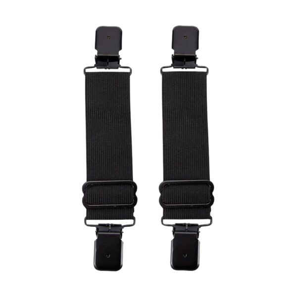 Plain Black Alligator Boot Clips