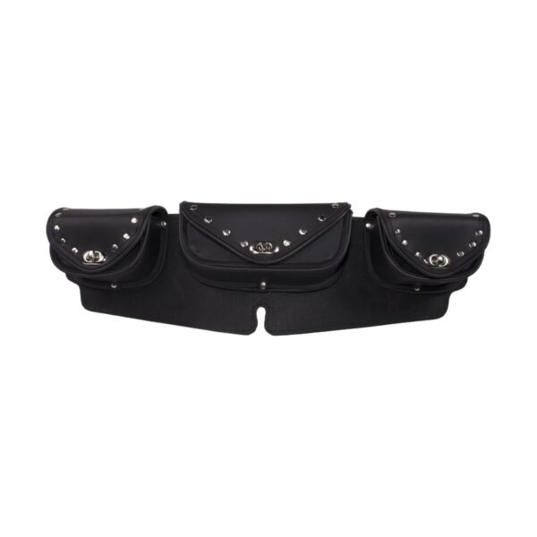 PVC Motorcycle Windshield Bag With Studs