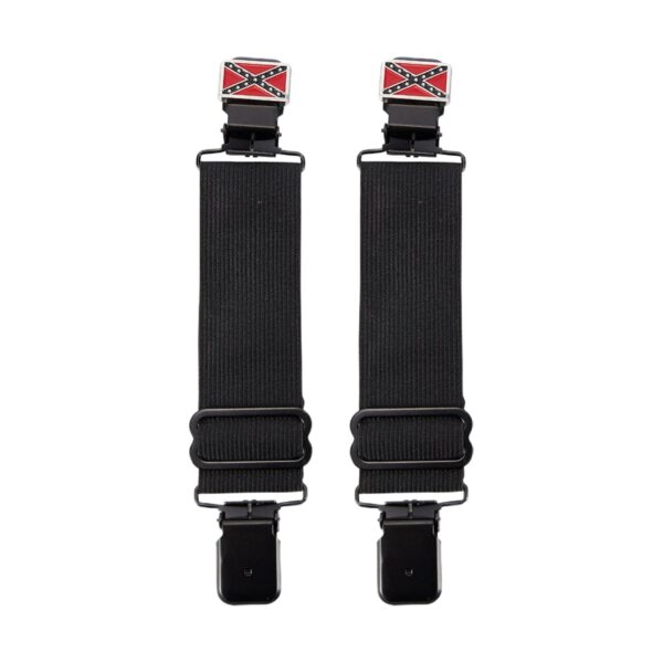 Southern Flag Alligator Boot Clips