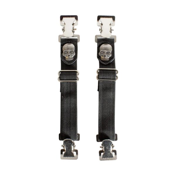 Skeleton Alligator Boot Clips