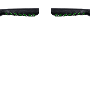 Motorcycle Brake Clutch Lever Covers Dream Apparel Black Green Skull Fringe