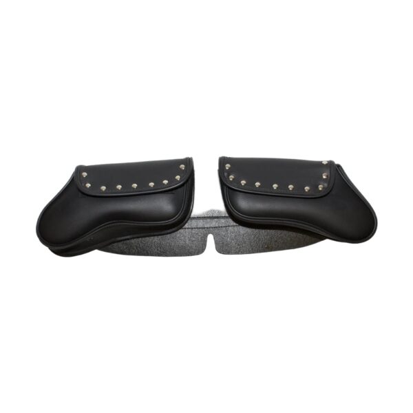 Studded Motorcycle Windshield Bag