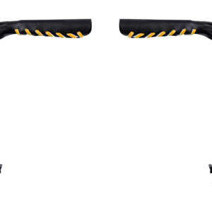 Motorcycle Brake Clutch Lever Covers Dream Apparel Heavy Duty Black Yellow Skull