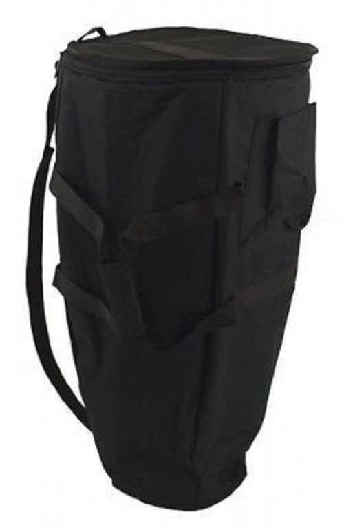 Deluxe Thick Padded 13.5 Inch Conga Gig Bag Zension Black Heavy Duty Nylon