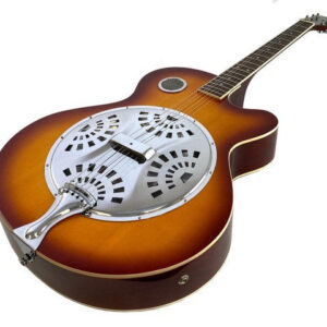 RESONATOR GUITAR Acoustic-Electric SEPELE SPRUCE Single Cutaway Steel Pan Blues