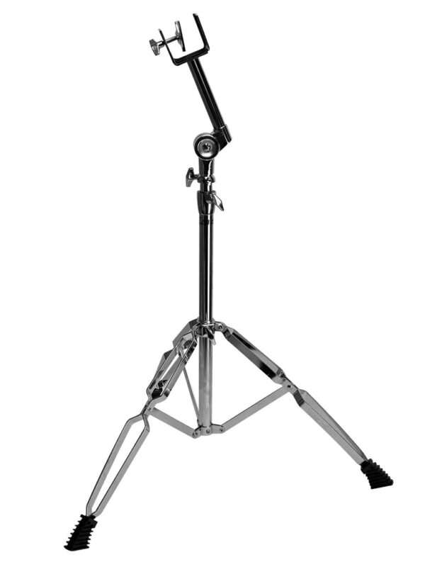 Zenison Heavy Suty Bongo Stand Double Braced Adjustable 4' Bongo Stand Chrome