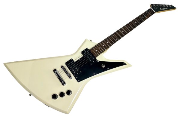 Electric Guitar Rock Style 6-String Solid Body Right Hand Antique White
