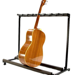 Zenison 7 Guitar Stand Folding Padded Instrument Organizer Display Rack