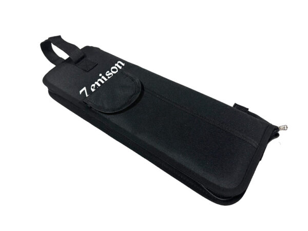 Zenison Padded Drumstick Bag Black Carry Strap Outer Compartment Holds 7 Pairs