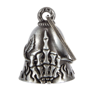 Motorcycle Bell Dream Apparel Middle Finger Rose 3D Zinc Alloy Good Luck