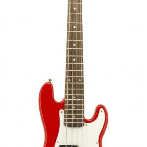 Electric Base Guitar, Small Scale 36 Inch Children's Sized Mini, Color: Red