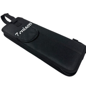 Zenison Padded Drumstick Bag Black Carry Strap Outer Compartment Holds 7 Pairs
