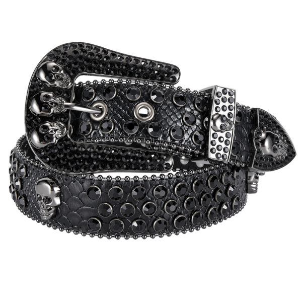 Western Rhinestone Crystal Belt Dream Apparel Bling Faux Leather 30-42 Inch