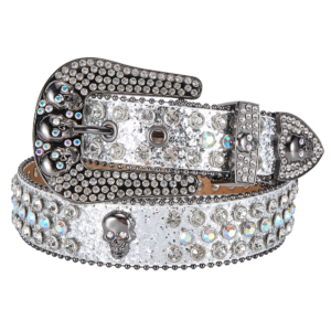 Western Rhinestone Belt Dream Apparel Faux Leather Medium Large XL Sizes