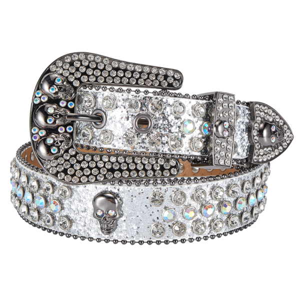Western Rhinestone Belt Dream Apparel Faux Leather Medium Large XL Sizes