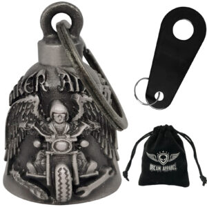 Motorcycle Biker Bell Dream Apparel Angel 3-D Magnesium Alloy Good Luck
