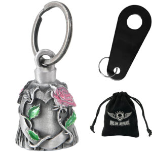 Motorcycle Good Luck Bell Dream Apparel Heart Pink Rose 3D Lightweight