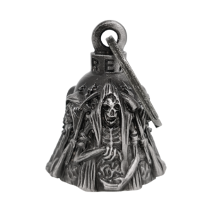 Motorcycle Bell Dream Apparel Skeleton Holding Fire Ball Unique Design