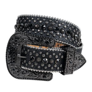 Western Rhinestone Belt Dream Apparel Faux Leather Crystal Bling Medium Large