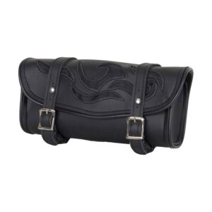 10 Inch Motorcycle Tool Bag with Flames