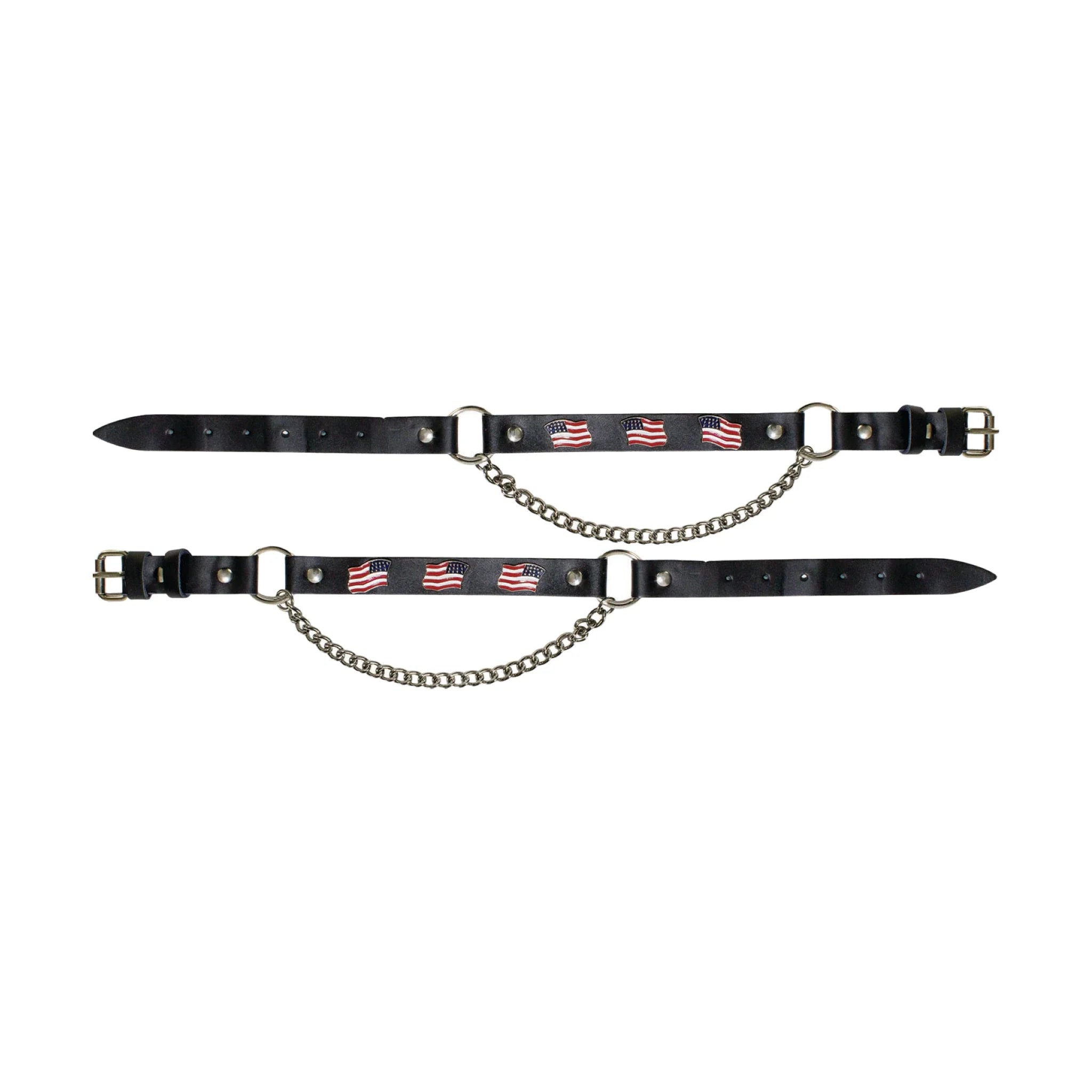 American Flag Boot Chains
