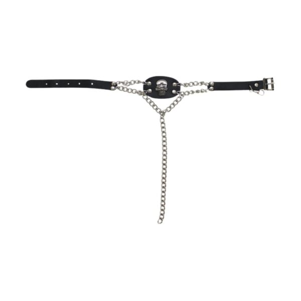 Chrome Skull Boot Chain