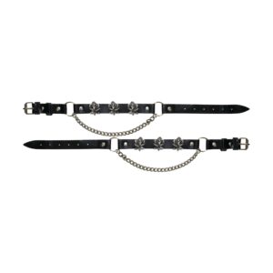Detailed Rose Boot Chains