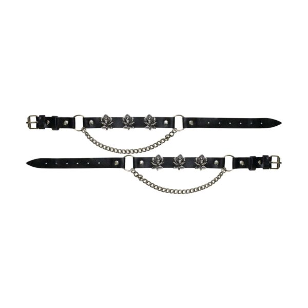 Detailed Rose Boot Chains