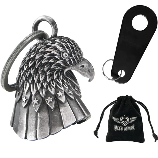 Motorcycle Bell Dream Apparel Eagle Head Metal Bike Accessory